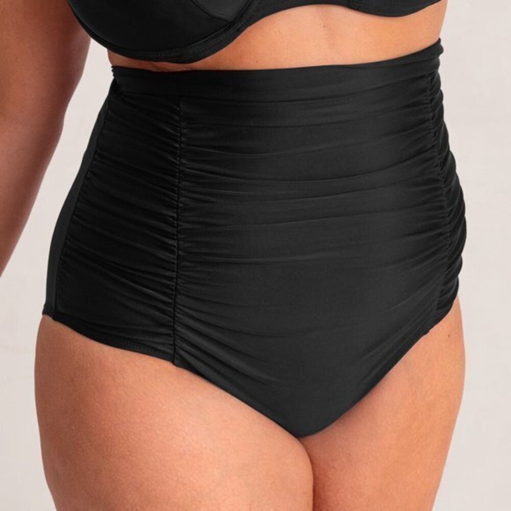 Shapermint Essentials High-Waisted Control Bikini Bottom Black XXL NWOT #5165